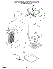 15 - Lower Unit And Tube parts for Kitchenaid Refrigerator KSSS36QDX02 from AppliancePartsPros.com
