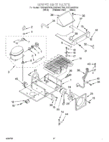14 - Upper Unit parts for Kitchenaid Refrigerator KSSP48QFW05 from AppliancePartsPros.com