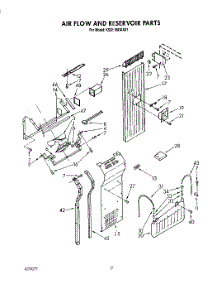 15 - Air Flow And Reservoir parts for Kitchenaid Refrigerator KSSS48DAX01 from AppliancePartsPros.com