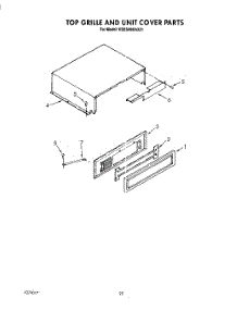 17 - Top Grille And Unit Cover parts for Kitchenaid Refrigerator KSSS48DAX01 from AppliancePartsPros.com