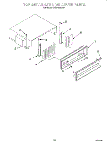 09 - Top Grille And Unit Cover parts for Kitchenaid Refrigerator KSSS48MDX04 from AppliancePartsPros.com