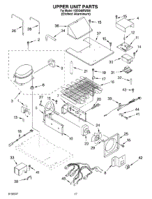 11 - Upper Unit Parts parts for Kitchenaid Refrigerator KSSO48FMX00 from AppliancePartsPros.com