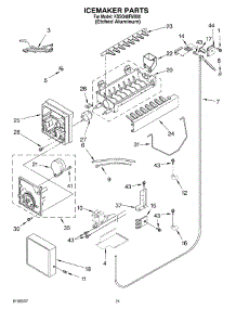 13 - Icemaker Parts Parts Not Illustrated parts for Kitchenaid Refrigerator KSSO48FMX00 from AppliancePartsPros.com