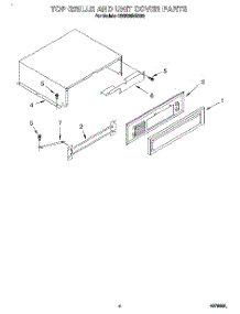 03 - Top Grille And Unit Cover parts for Kitchenaid Refrigerator KSSS36MBX00 from AppliancePartsPros.com