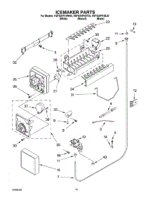 12 - Icemaker Parts - Parts Not Illustrated parts for Kitchenaid Refrigerator KSFS25FKWH02 from AppliancePartsPros.com