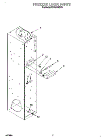 05 - Freezer Liner parts for Kitchenaid Refrigerator KSSS42MBX01 from AppliancePartsPros.com