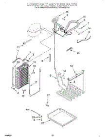 15 - Lower Unit And Tube parts for Kitchenaid Refrigerator KSSS42QDX05 from AppliancePartsPros.com