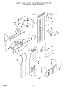 16 - Air Flow And Reservoir parts for Kitchenaid Refrigerator KSSS42QDX05 from AppliancePartsPros.com