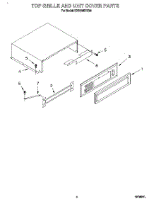 03 - Top Grille And Unit Cover parts for Kitchenaid Refrigerator KSSS36DBX00 from AppliancePartsPros.com