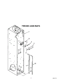 04 - Freezer Liner parts for Kitchenaid Refrigerator KSSS48MWX01 from AppliancePartsPros.com