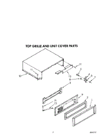 06 - Top Grille And Unit Cover parts for Kitchenaid Refrigerator KSSS48MWX01 from AppliancePartsPros.com