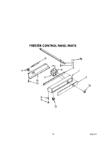 12 - Freezer Control Panel parts for Kitchenaid Refrigerator KSSS48MWX01 from AppliancePartsPros.com