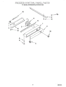 06 - Freezer Control Panel parts for Kitchenaid Refrigerator KSSS36QDX04 from AppliancePartsPros.com
