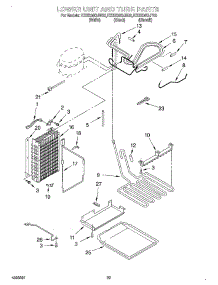 15 - Lower Unit And Tube parts for Kitchenaid Refrigerator KSSS36QJB00 from AppliancePartsPros.com
