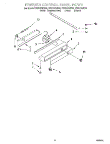06 - Freezer Control Panel parts for Kitchenaid Refrigerator KSSP42QHS00 from AppliancePartsPros.com