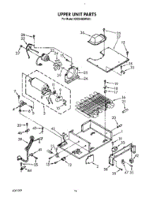 14 - Upper Unit, Lit / Optional parts for Kitchenaid Refrigerator KSSS48DWW01 from AppliancePartsPros.com
