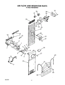 16 - Air Flow And Reservoir parts for Kitchenaid Refrigerator KSSS48DWW01 from AppliancePartsPros.com