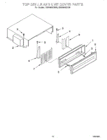 09 - Top Grille And Unit Cover parts for Kitchenaid Refrigerator KSSS48QDX05 from AppliancePartsPros.com