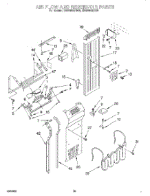 16 - Air Flow And Reservoir parts for Kitchenaid Refrigerator KSSS48QDX05 from AppliancePartsPros.com