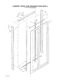 02 - Cabinet Trims And Breaker Trim parts for Kitchenaid Refrigerator KSSS36MWX00 from AppliancePartsPros.com