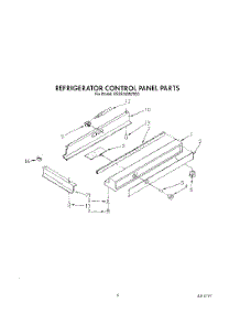 03 - Refrigerator Control Panel parts for Kitchenaid Refrigerator KSSS36MWX00 from AppliancePartsPros.com
