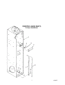 05 - Freezer Liner parts for Kitchenaid Refrigerator KSSS36MWX00 from AppliancePartsPros.com
