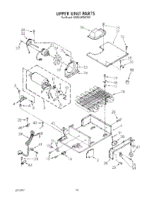 11 - Upper Unit parts for Kitchenaid Refrigerator KSSS36MWX00 from AppliancePartsPros.com
