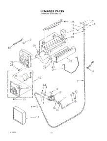 14 - Icemaker, Lit / Optional parts for Kitchenaid Refrigerator KSSS36MWX00 from AppliancePartsPros.com