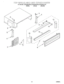 09 - Top Grille And Unit Cover parts for Kitchenaid Refrigerator KSSS36QJT00 from AppliancePartsPros.com