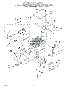 14 - Upper Unit parts for Kitchenaid Refrigerator KSSP42QHW00 from AppliancePartsPros.com