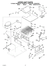 11 - Upper Unit parts for Kitchenaid Refrigerator KSSS36FKX01 from AppliancePartsPros.com