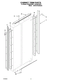 02 - Cabinet Trim Parts parts for Kitchenaid Refrigerator KSSS42FMB01 from AppliancePartsPros.com