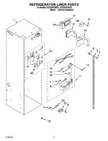 04 - Refrigerator Liner Parts parts for Kitchenaid Refrigerator KSSS42FMB01 from AppliancePartsPros.com