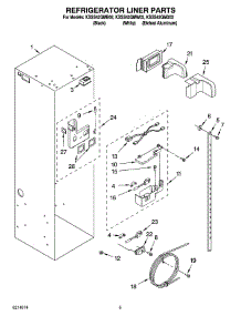 04 - Refrigerator Liner Parts parts for Kitchenaid Refrigerator KSSS42QMB02 from AppliancePartsPros.com
