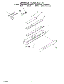 05 - Control Panel parts for Kitchenaid Refrigerator KSSS42FKB01 from AppliancePartsPros.com