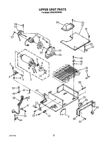 14 - Upper Unit, Lit / Optional parts for Kitchenaid Refrigerator KSSS48DWX00 from AppliancePartsPros.com