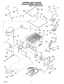 11 - Upper Unit Parts parts for Kitchenaid Refrigerator KSSS36FMX00 from AppliancePartsPros.com