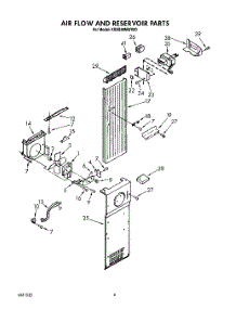 05 - Air Flow And Reservoir parts for Kitchenaid Refrigerator KSSS48MWX00 from AppliancePartsPros.com