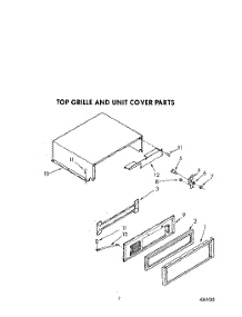 06 - Top Grille And Unit Cover parts for Kitchenaid Refrigerator KSSS48MWX00 from AppliancePartsPros.com
