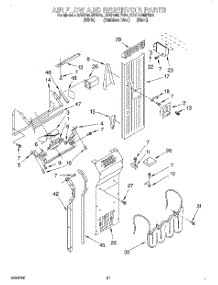 14 - Airflow And Reservoir parts for Kitchenaid Refrigerator KSSP48MFB05 from AppliancePartsPros.com