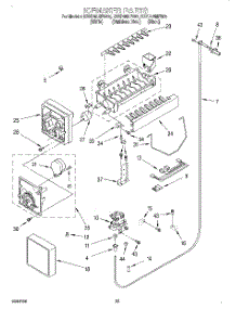 15 - Icemaker, Literature parts for Kitchenaid Refrigerator KSSP48MFB05 from AppliancePartsPros.com