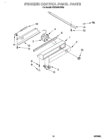 08 - Freezer Control Panel parts for Kitchenaid Refrigerator KSSS42DBW00 from AppliancePartsPros.com