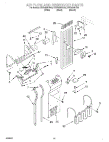 14 - Air Flow And Reservoir parts for Kitchenaid Refrigerator KSSS42MHB00 from AppliancePartsPros.com