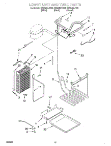13 - Lower Unit And Tube parts for Kitchenaid Refrigerator KSSS42FJB00 from AppliancePartsPros.com