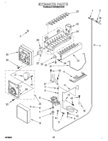 17 - Icemaker, Literature parts for Kitchenaid Refrigerator KSSS42QDX00 from AppliancePartsPros.com
