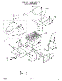 12 - Upper Unit parts for Kitchenaid Refrigerator KSSS42MDX02 from AppliancePartsPros.com