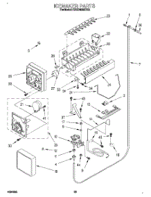 15 - Icemaker, Literature parts for Kitchenaid Refrigerator KSSS42MDX02 from AppliancePartsPros.com