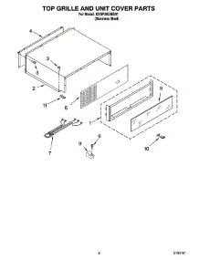 06 - Top Grille And Unit Cover Parts parts for Kitchenaid Refrigerator KSSP36QMS01 from AppliancePartsPros.com