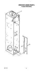 05 - Freezer Liner parts for Kitchenaid Refrigerator KSSS42DWX02 from AppliancePartsPros.com