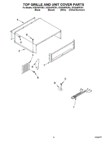 06 - Top Grille And Unit Cover parts for Kitchenaid Refrigerator KSSS48FKW01 from AppliancePartsPros.com